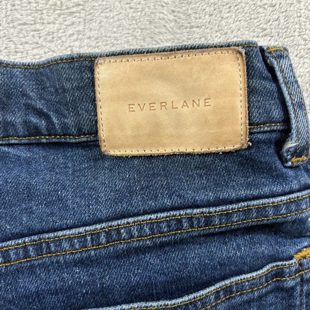 Everlane The Way High Jeans Women 27 Blue Wide Leg Ultra High Rise Stretch Denim - Picture 7 of 9